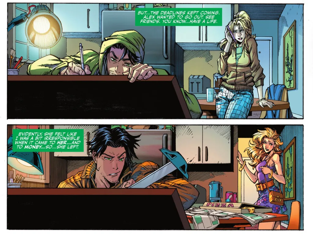 Kyle Rayner loses his first love in Green Lantern #600