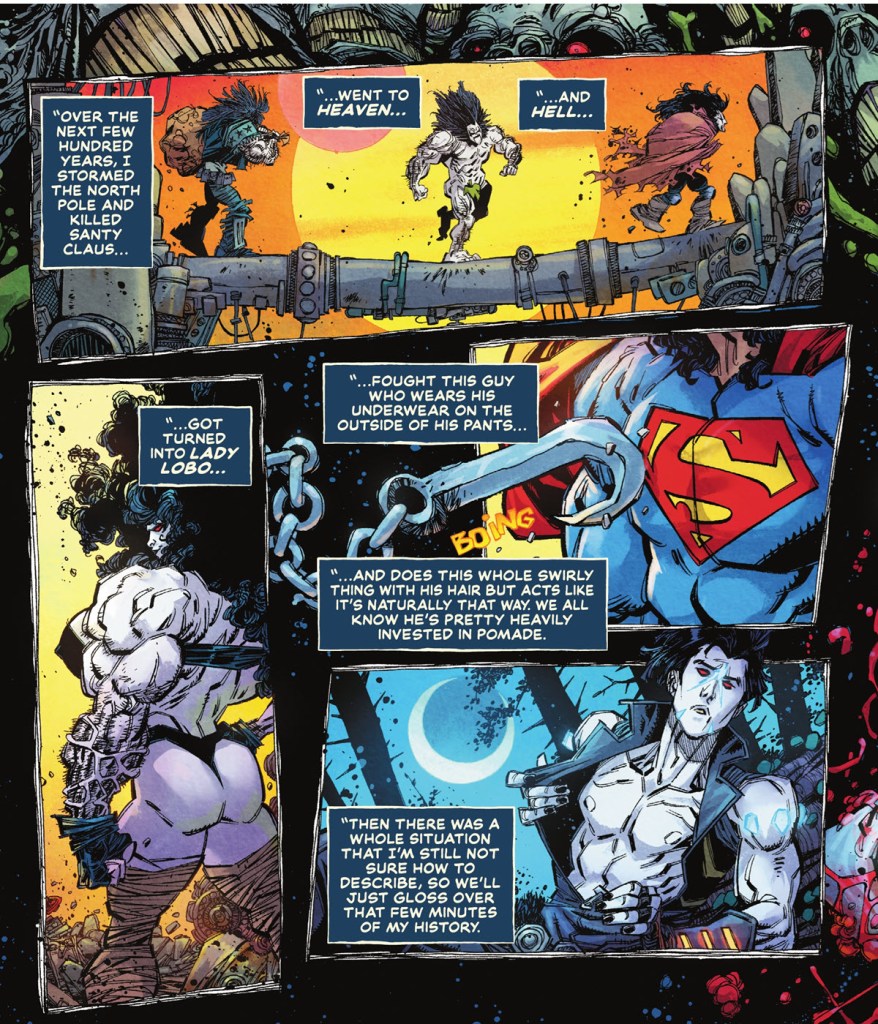 Lobo explains his backstory in Lobo #1