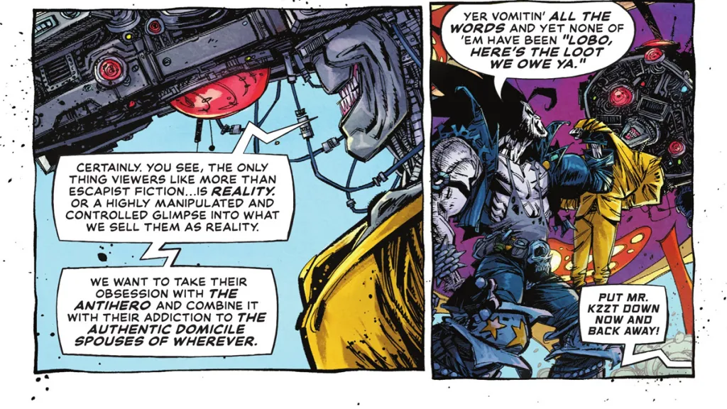 Lobo threatens reality TV executive in Lobo #1