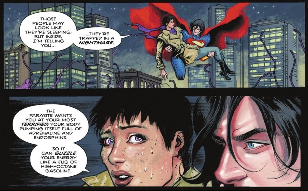 Lois Lane explains Parasite in Absolute Superman #17