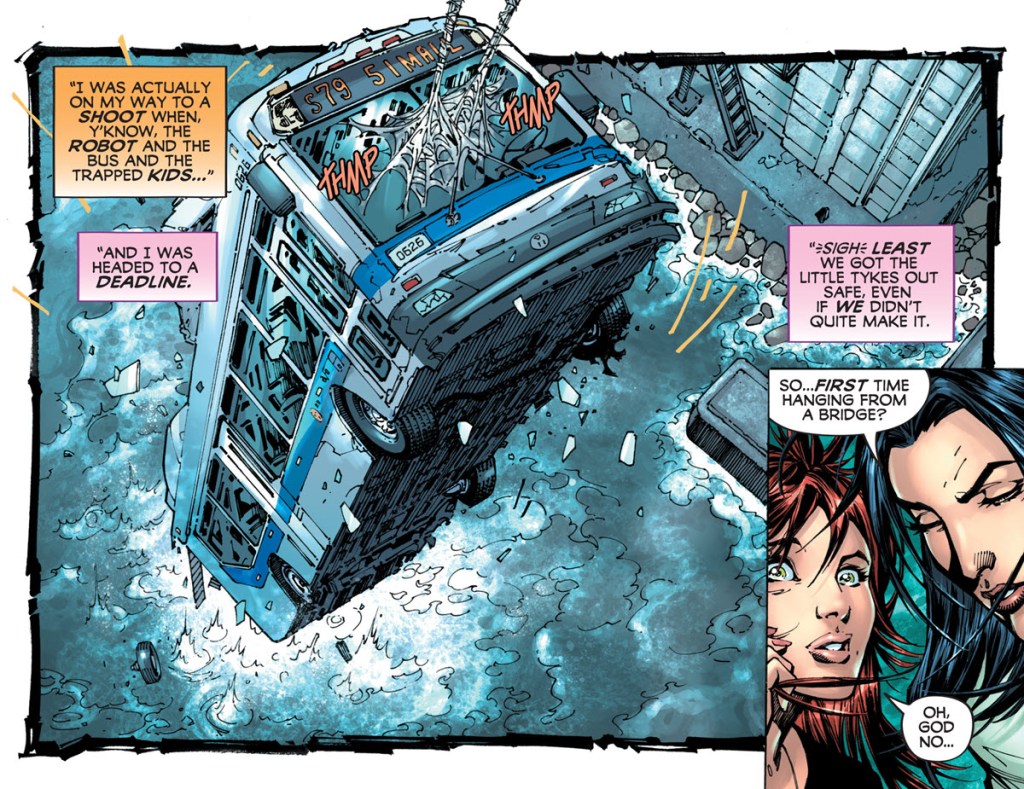 Mary Jane Watson and Lois Lane chat in Superman Spider-Man #1