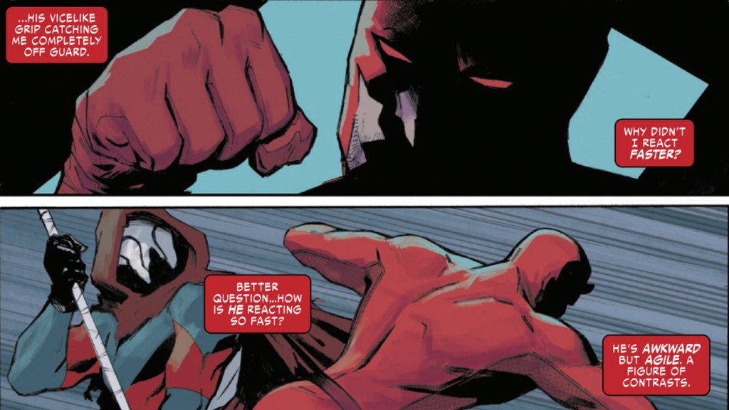 Matt Murdock fights Omen in Daredevil #1