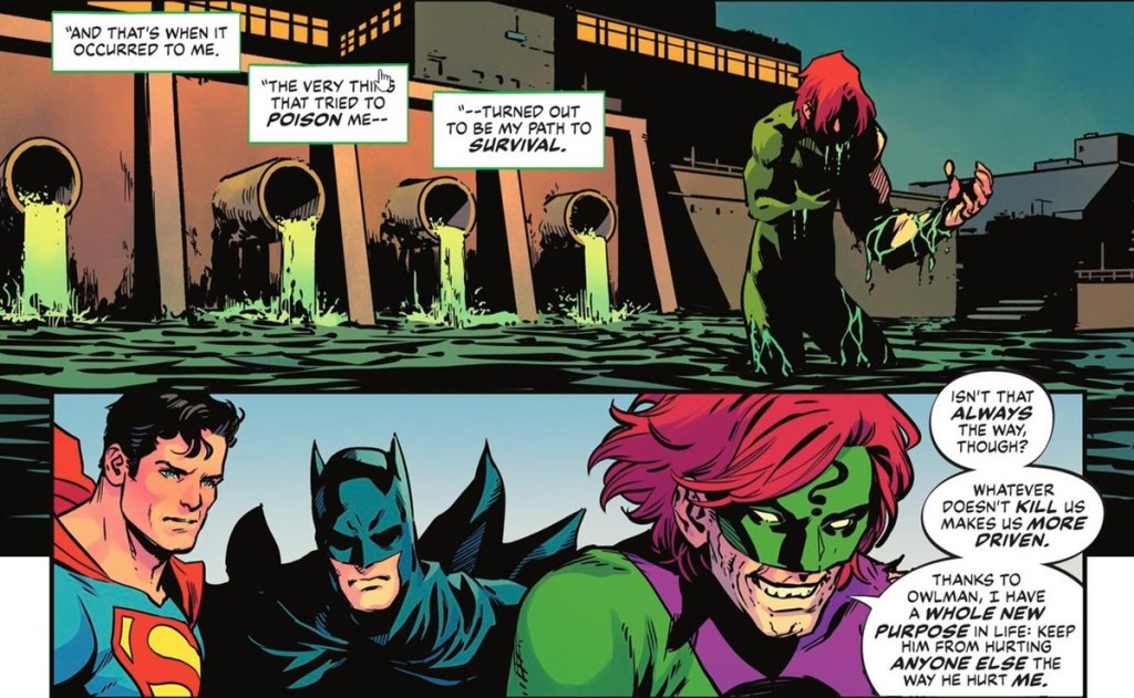 Origin of Earth-3 Riddler in Batman Superman World's Finest #49