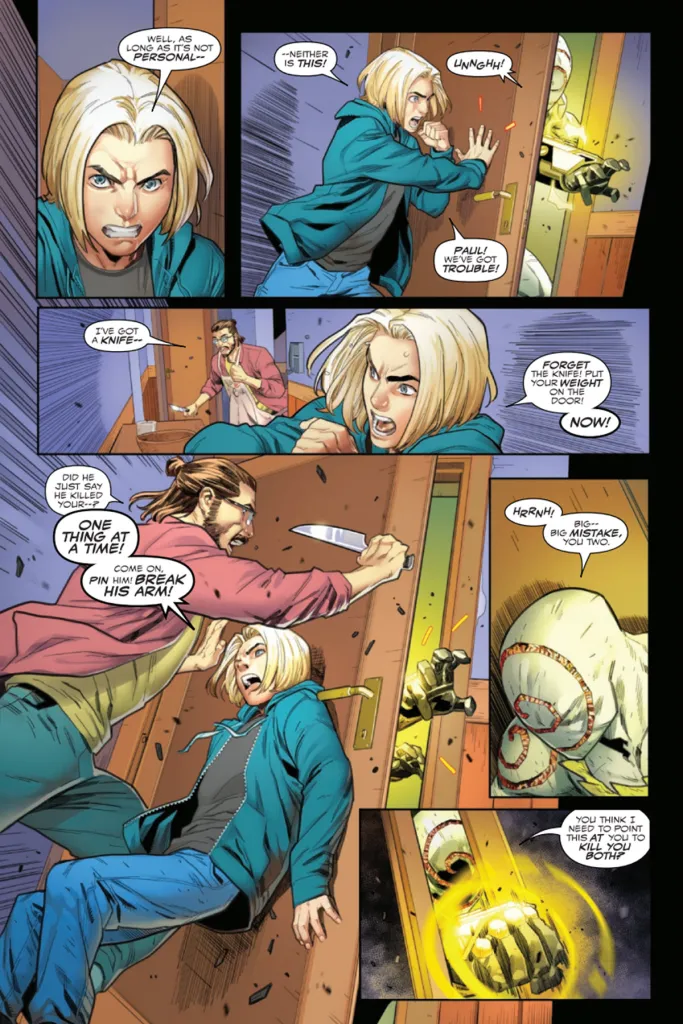 Paul Rabin and Dylan Brock Fight Torment in Venom #256