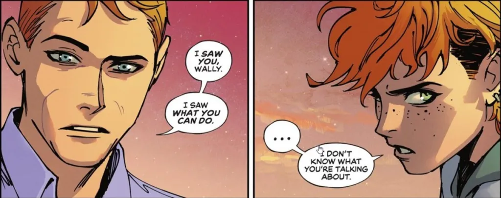 Ralph Dibney reveals he knows Wally West's Secret in Absolute Flash #13