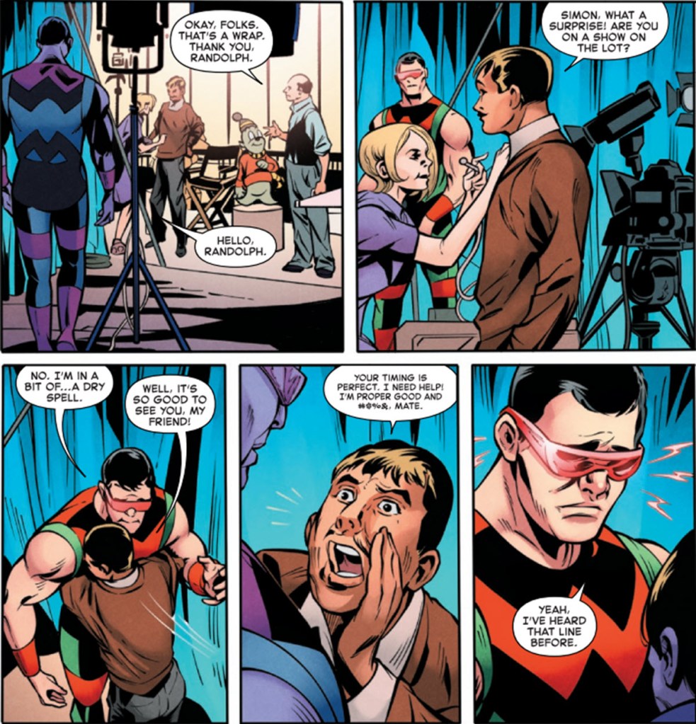 Simon Williams and Randolph Chancellor today in Wonder Man #1