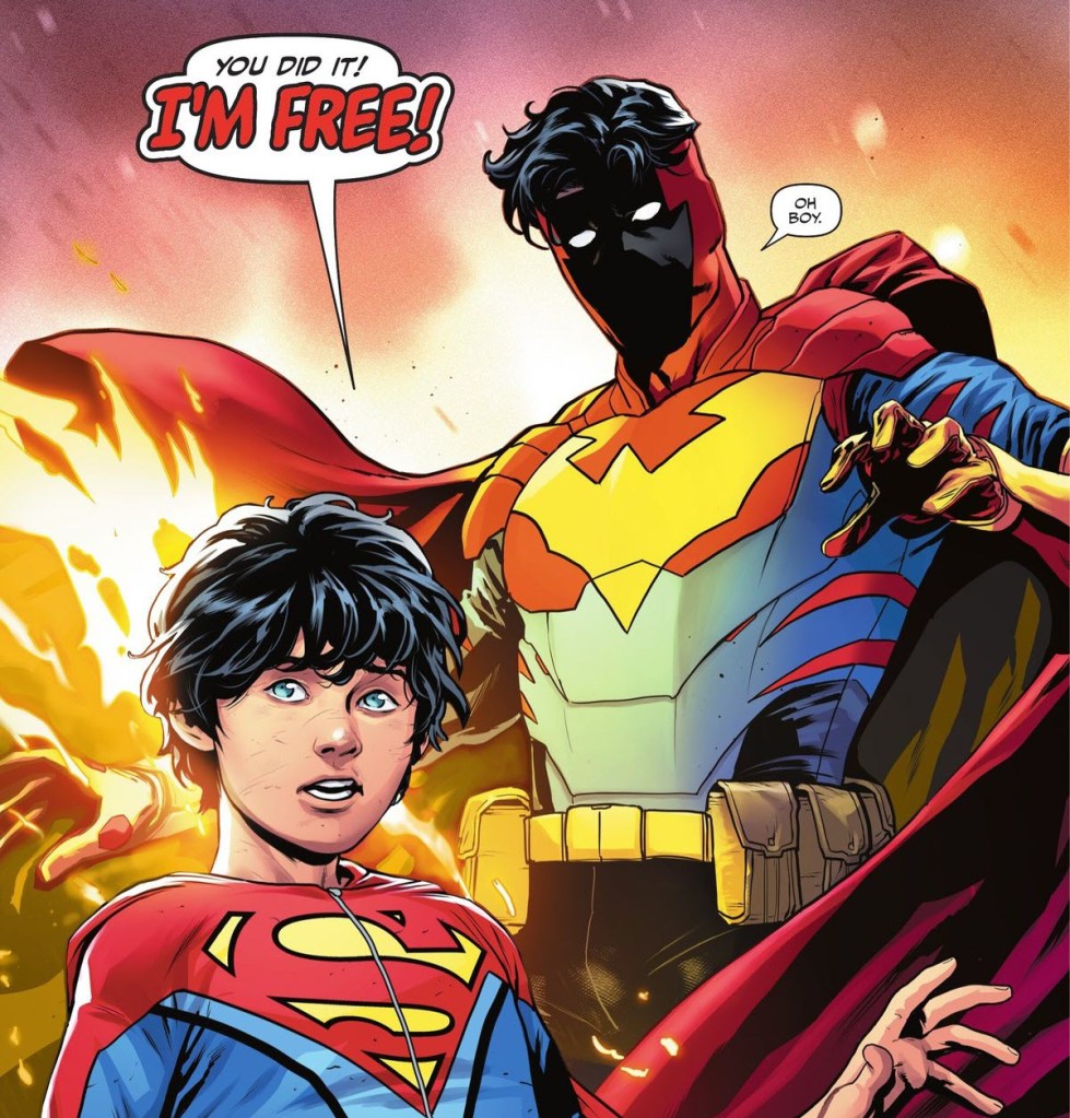 Superboy and Tomorrow Man Jon Kent in Superman Unlimited #11