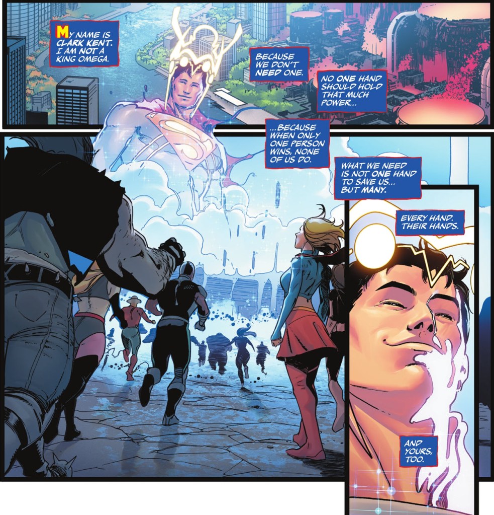 Superman rebuilds DC Universe as a place for everyone in DC K.O. #5