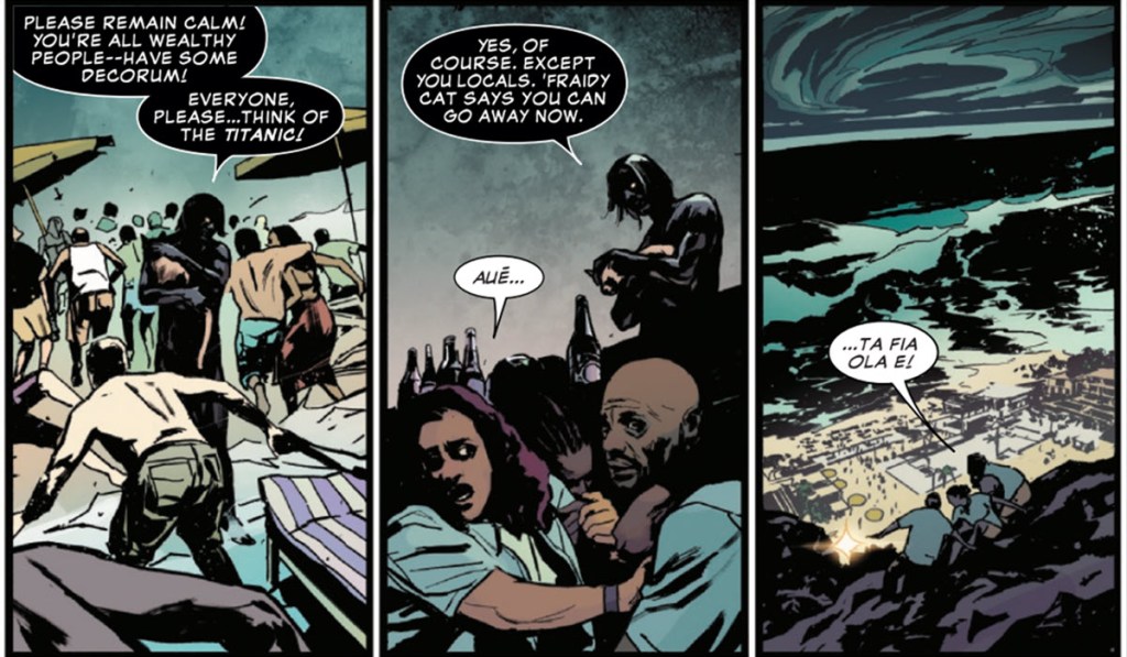 The Void targets a resort full of rich people but saves the employees in The Sentry #1