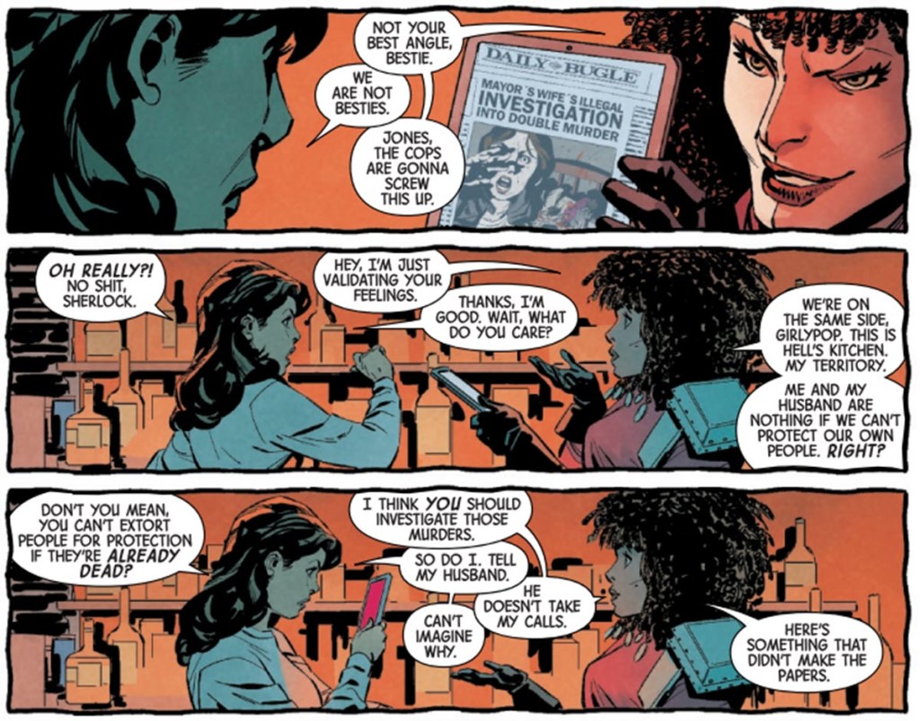 Typhoid Mary Plots With Jessica Jones in Alas Red Band #1