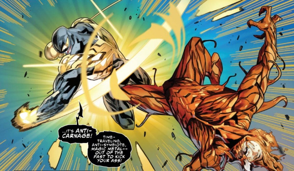 Venom reveals bond to Anti-Carnage in Venom #255