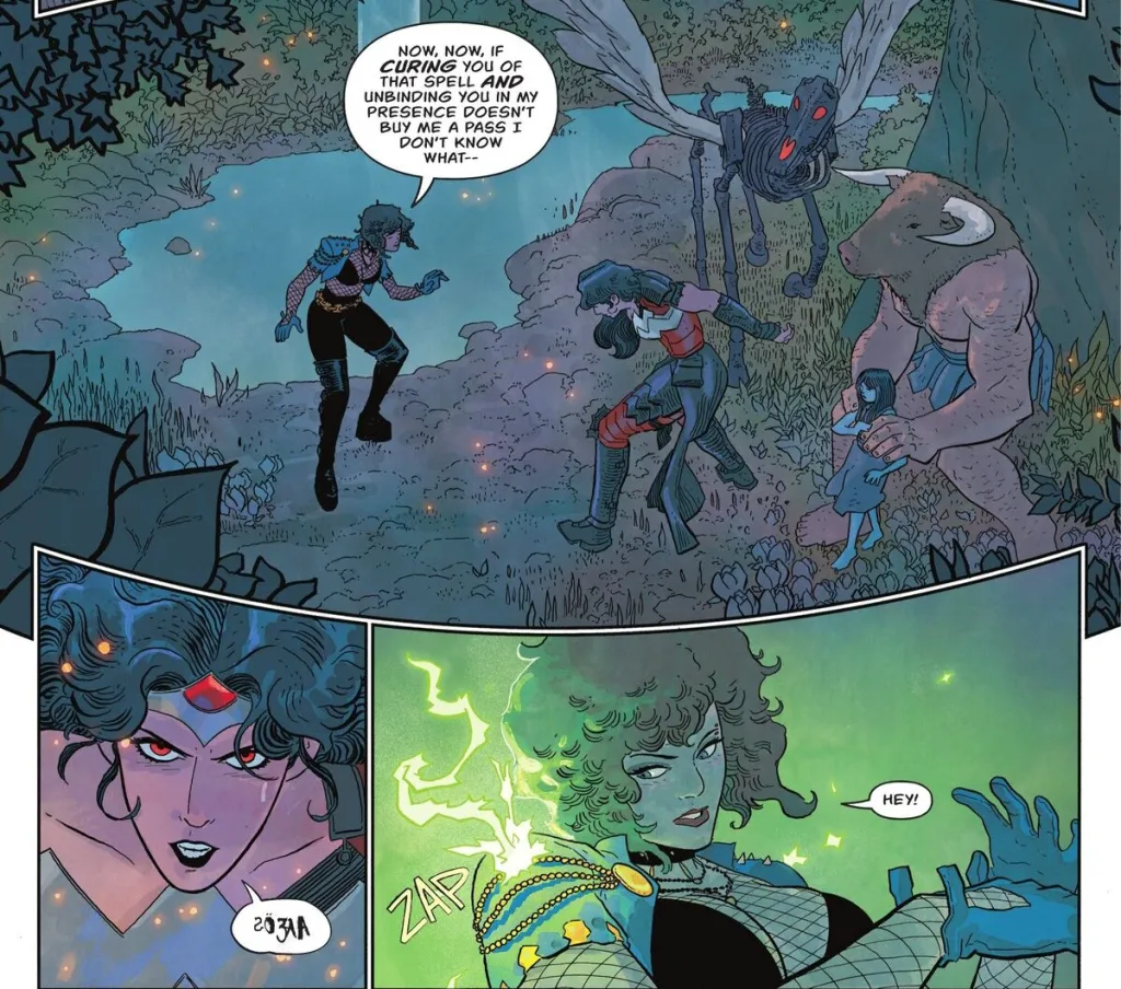 Zatana vs Diana in Absolute Wonder Woman #18
