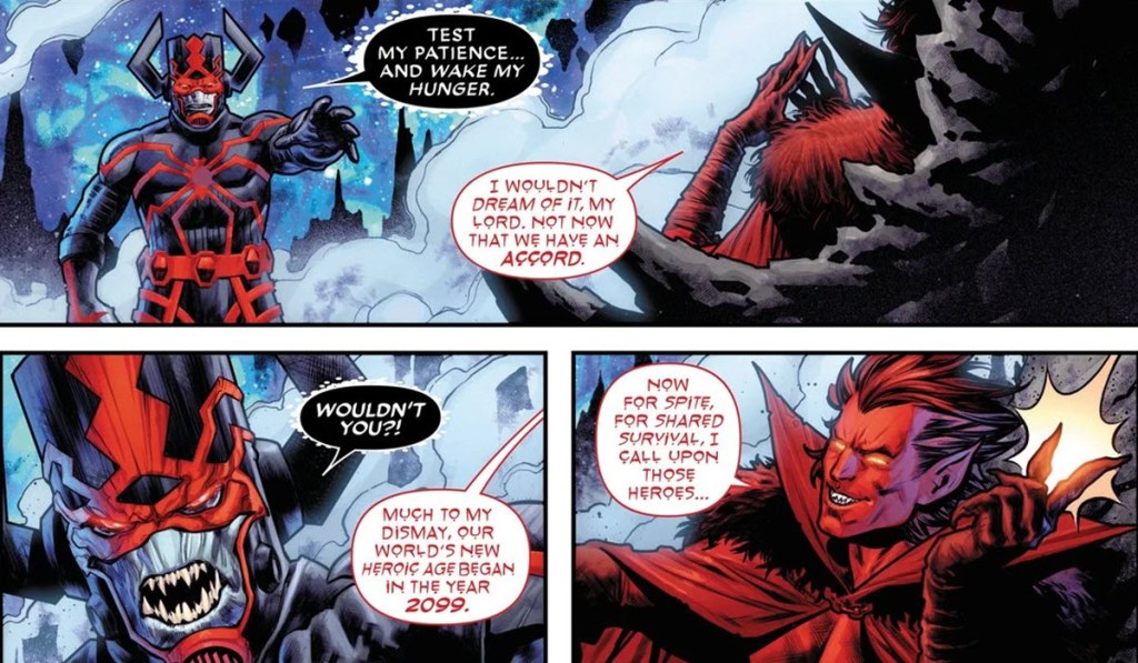 Abyssus and Mephisto bargain in The End 2099 #1