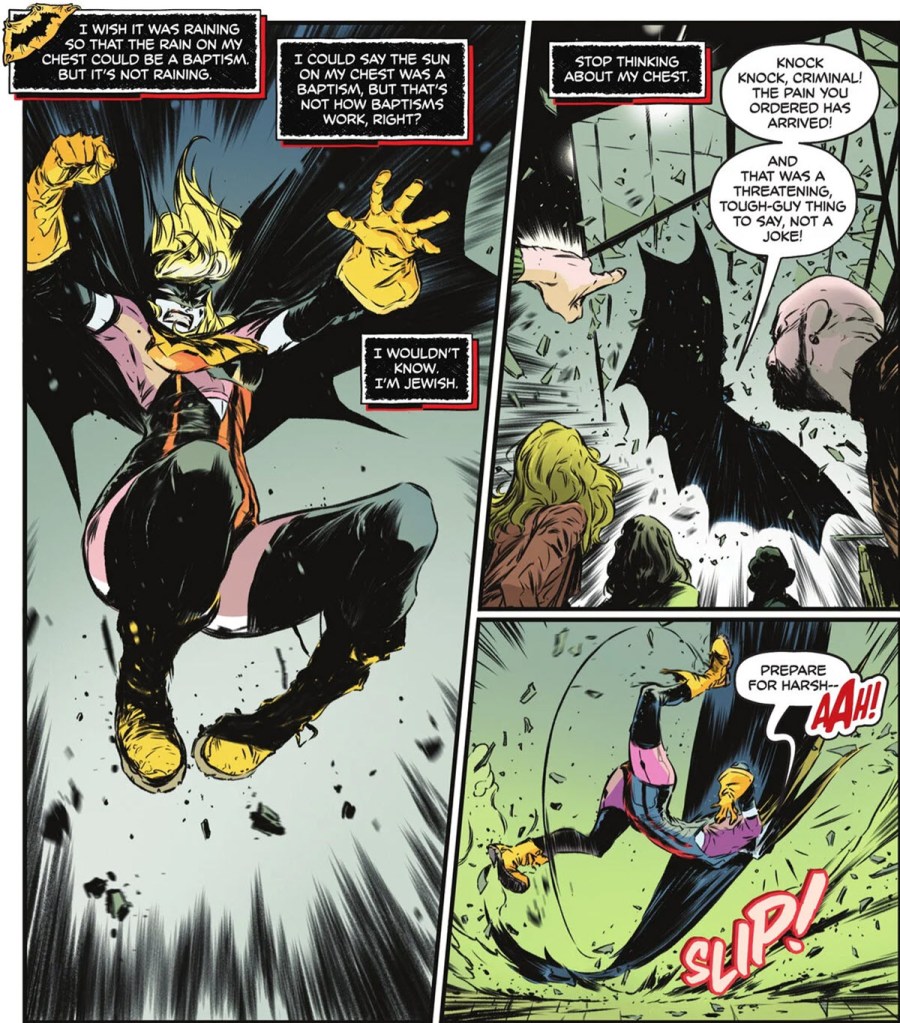 Bat-Quinn Dark Knight Returns Parody in Harley Quinn #60