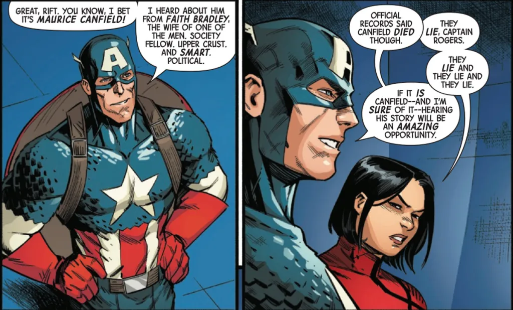 Captain America Recalls Maurice Canfield in Ultimate X-Men #2
