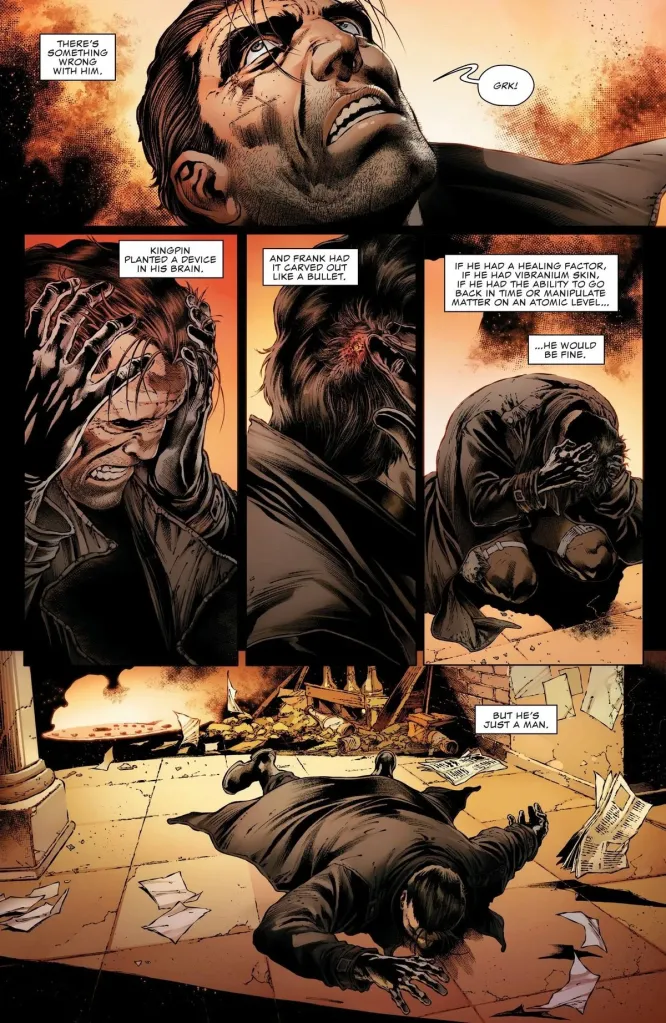 Frank Castle blacks out after becoming violent in Punisher (2026) #1