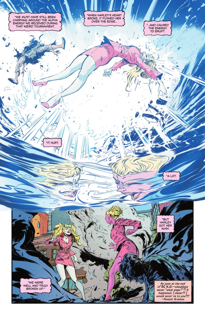 Harley Quinn split in two in Harley Quinn #61