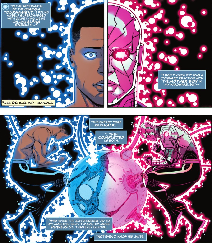 How Cyborg became two beings in New Titans #34