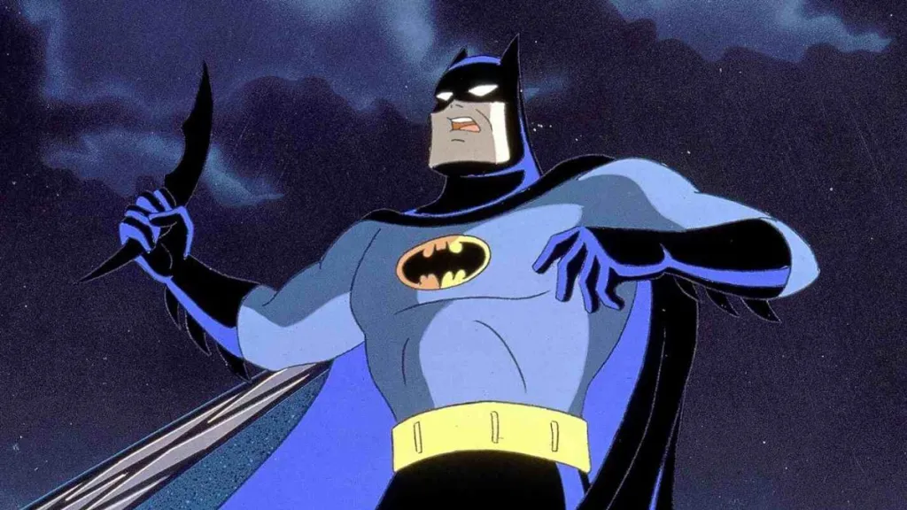 Still from Mask of the Phantasm, one of the best DC animated films.