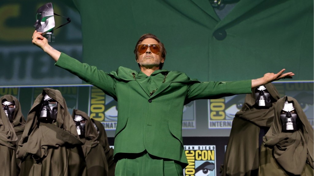 Robert Downey Jr.'s Doctor Doom Art With Many Avengers Easter Eggs