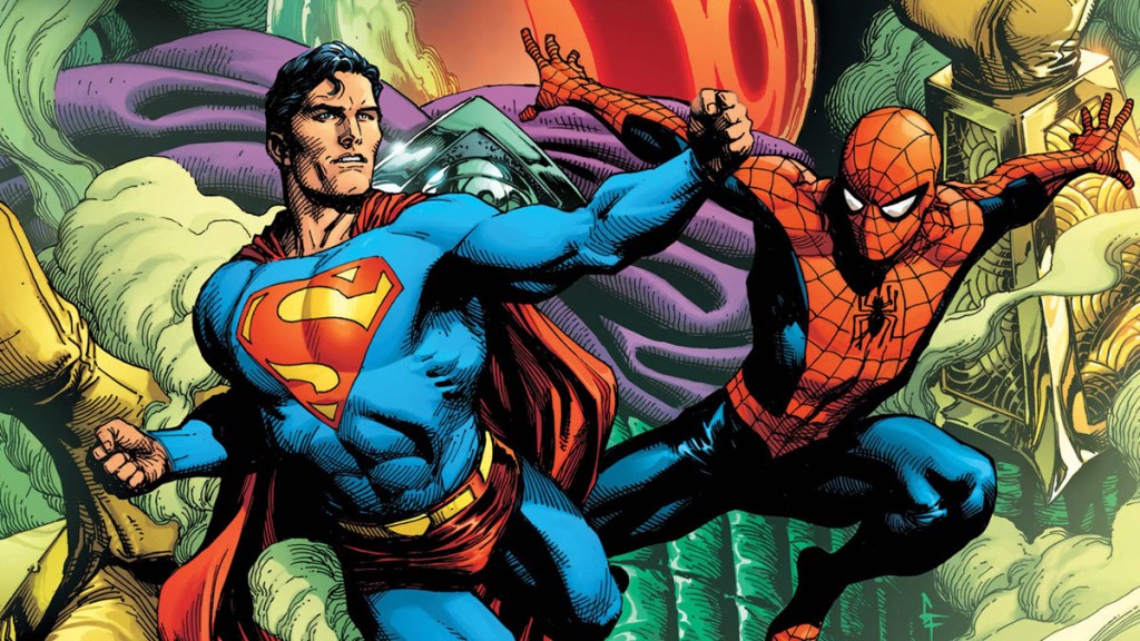 Spider-Man Superman #1 cover by Gary Frank