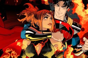 Superboy Prime and Witchfire on Superman #38 cover by Dan Mora