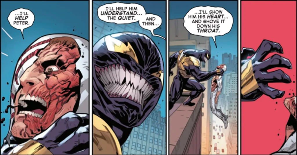Venom kills Torment in Amazing Spider-Man #27