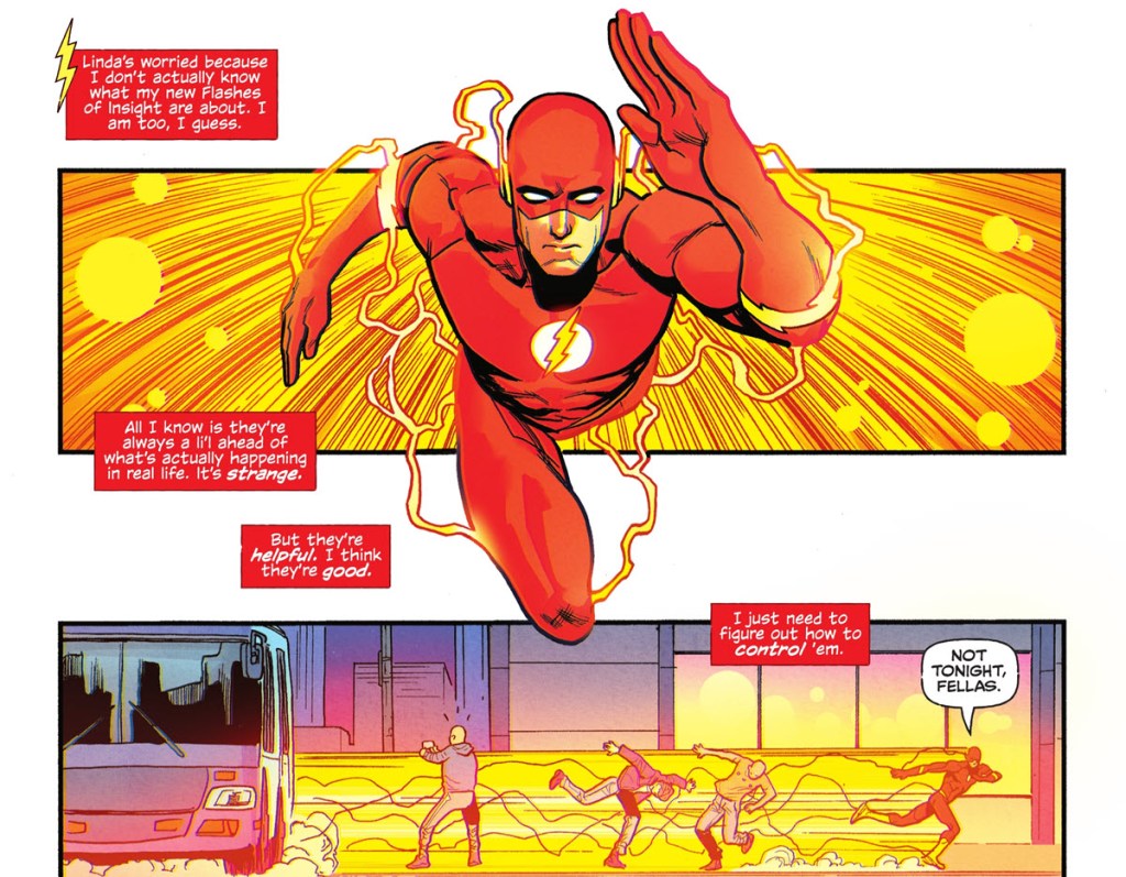 Wally West considers new power in The Flash #32