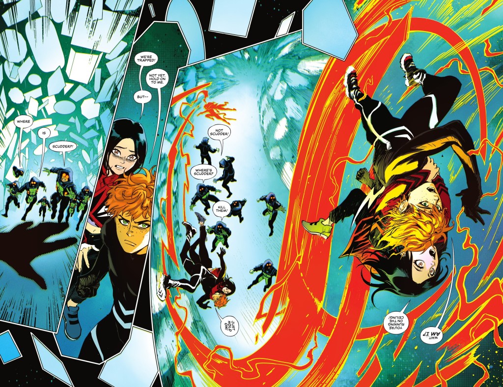 Wally and Linda in the Mirror Dimenison in Absolute Flash #14