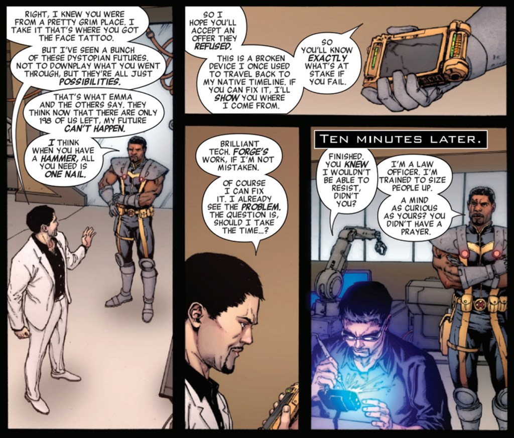 Bishop explains how Days of Future Past timeline came to be in Civil War Unmasked #1