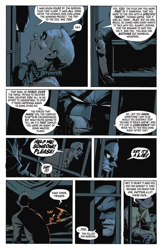 Bruce Wayne questions Joe Chill in Absolute Batman #20