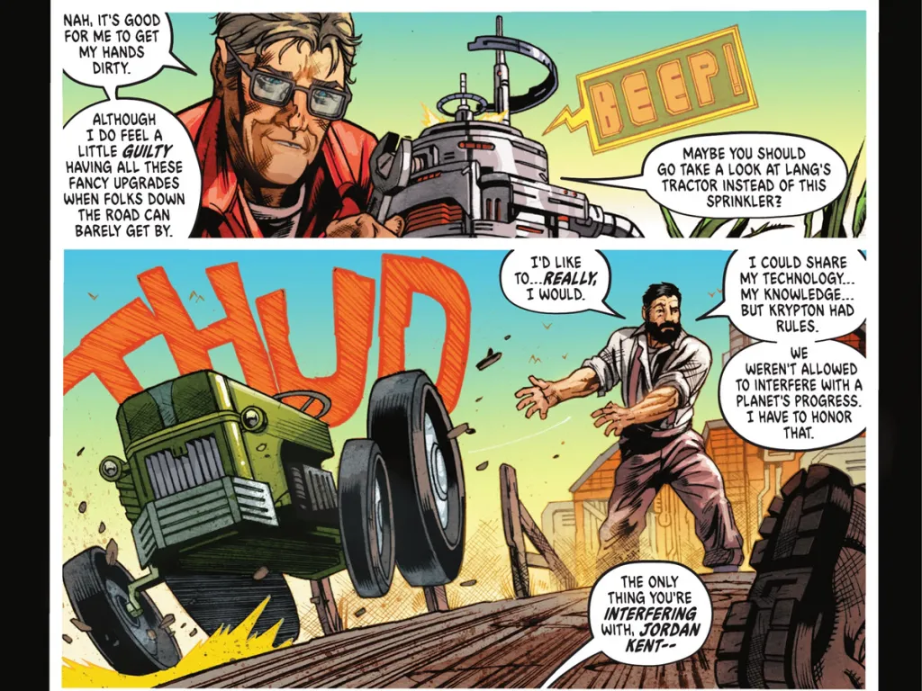Jonathan and Jordan Kent in Superman Father of Tomorrow #1
