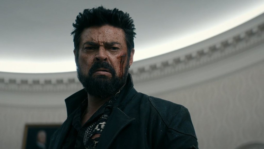 Karl Urban as Billy Butcher in The Boys series finale