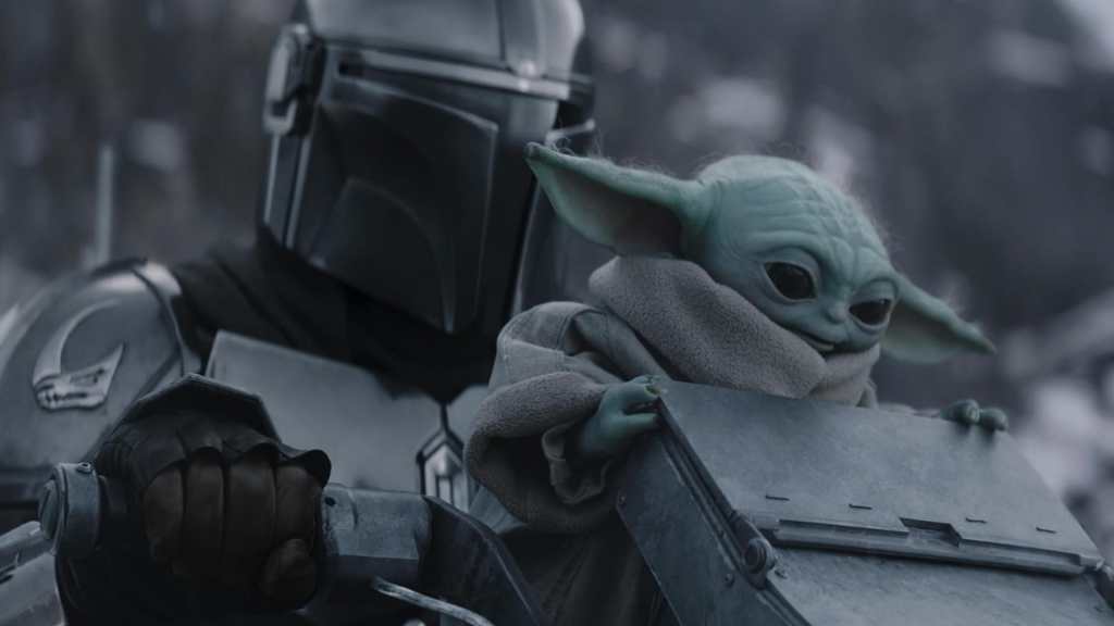 The Mandalorian and Grogu.
