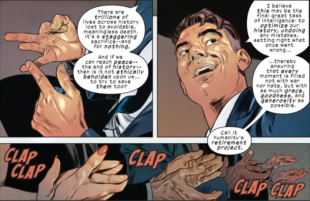 Reed Richard proposes rewriting history for the better in Doomquest #1