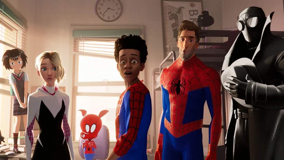 Miles Morales in Into the Spider-Verse.