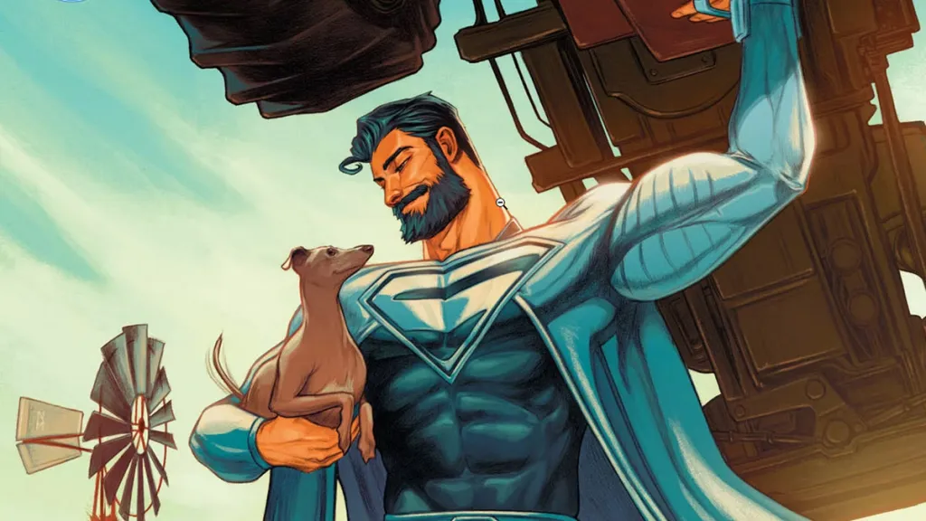 Superman Father of Tomorrow #1 cover by Nimit Malavia cropped