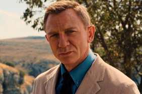 Daniel Craig looks on as James Bond.