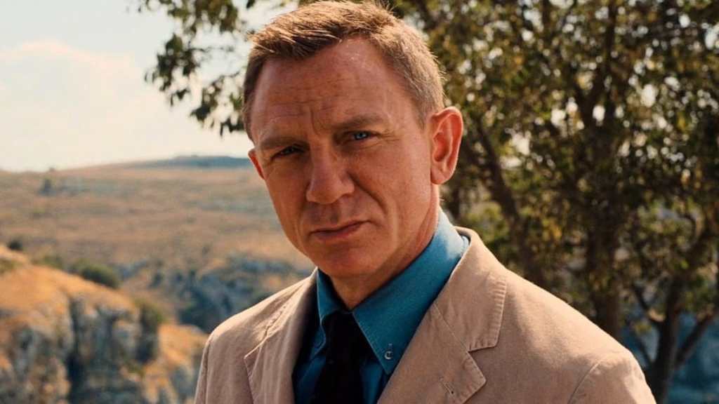 Daniel Craig looks on as James Bond.