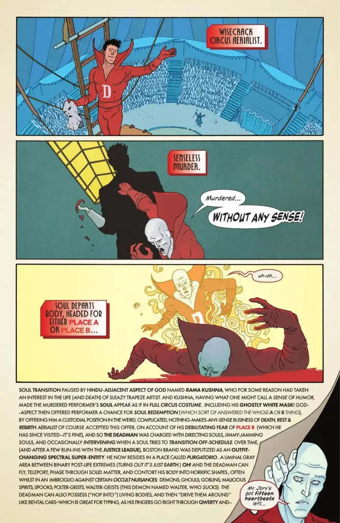 Deadman Origin in The Deadman