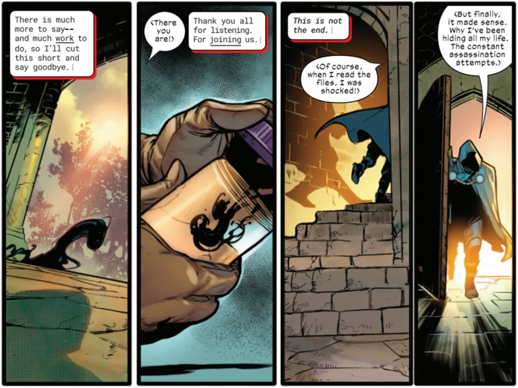 First Appearnce of Victor Von Doom in New Ultimate Universe