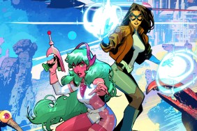 Galaxy and Dreamer in Justice League Intergalactic Special #1 variant cover art by Dan Mora cropped