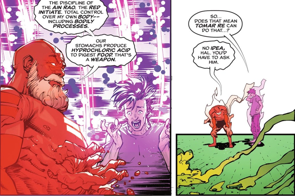 Guy Gardner and Hal Jordan in Absolute Green Lantern #15