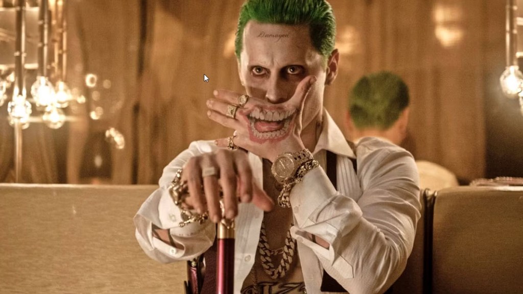 Jared Leto as The Joker in Suicide Squad
