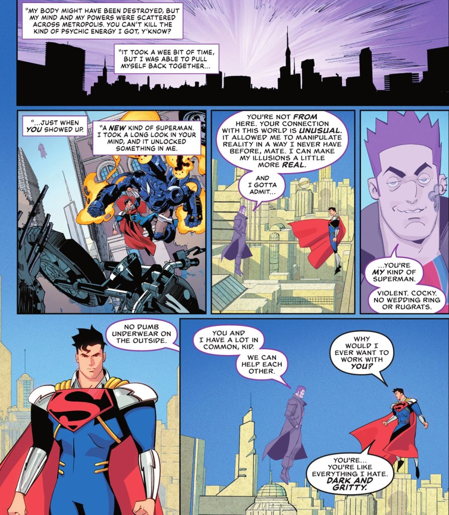 Manchester Black Meets Superboy-Prime in Superman #39
