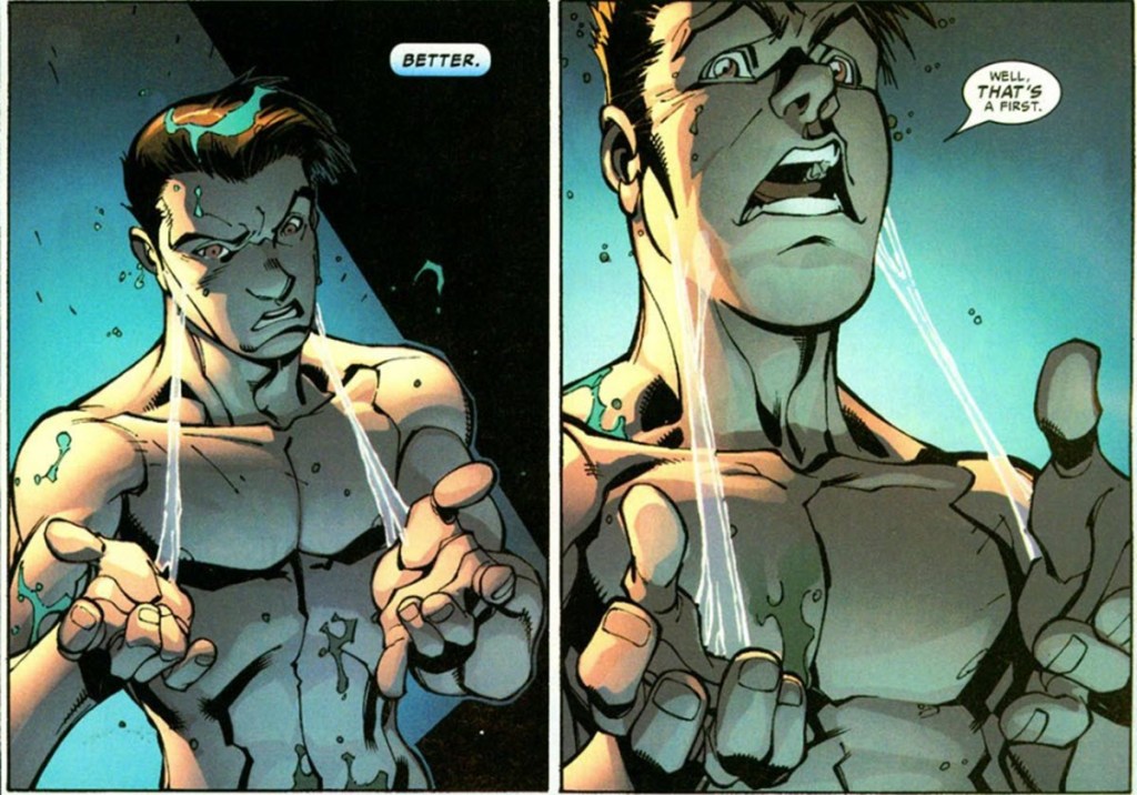 Peter Parker Develops Organic Webs in Spider-Man Disassembled