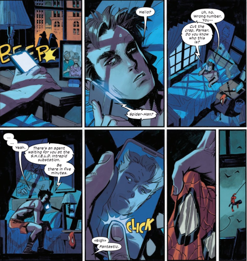 Peter Parker in Spider-Man Long Way Home #1
