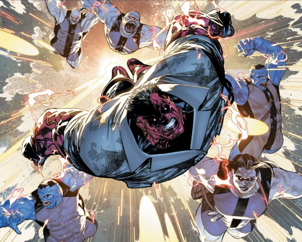 Red Hulk and Hulk Squad in Avengers Armageddon #1