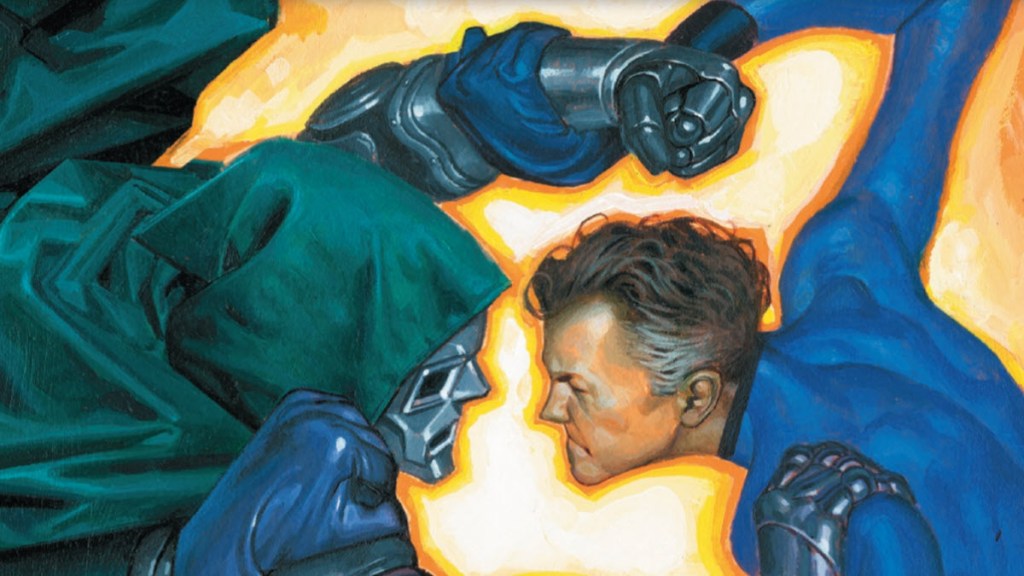 Reed Richards vs. Doctor Doom in Challenges of Doom Mister Fantastic special