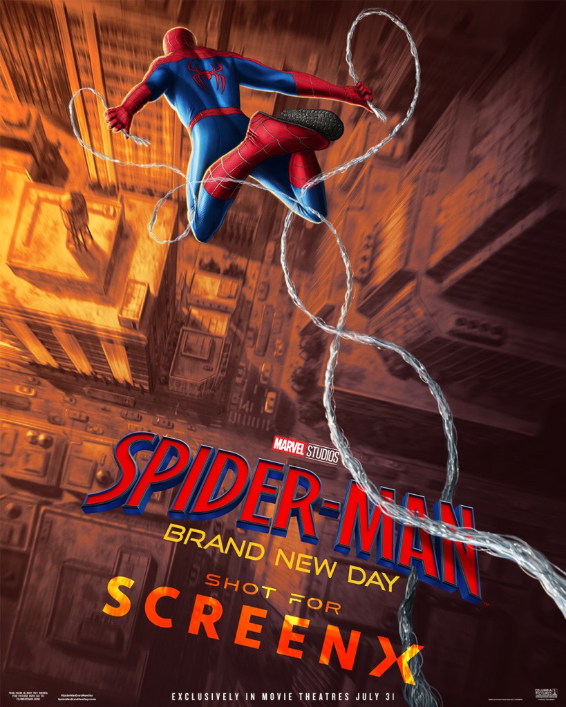 ScreenX poster for Spider-Man: Brand New Day